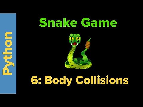 Python Game Programming Tutorial: Snake Game Part 6