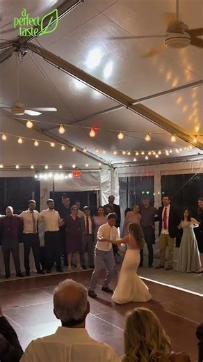 Love is in the air. 🥰 #aperfecttaste #caterer #catering #wedding #love #bride #groom #dance #shorts