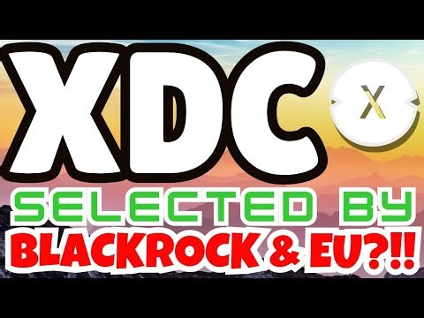 🚨#XDC TO BE SELECTED BY BLACKROCK & EU??!! 💥🚀 💵