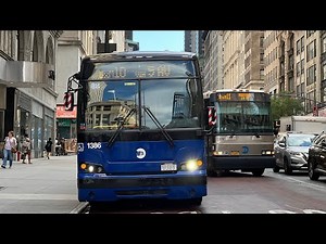 MTA Bus | Bus Action @ 34th Street & Madison/5th Avenues (A.M Rush Hr)