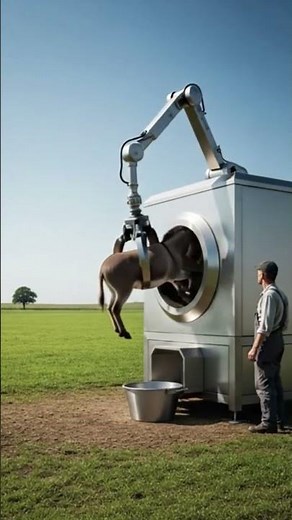 The Industrial Robot Takes the Donkeys... (AI Production)