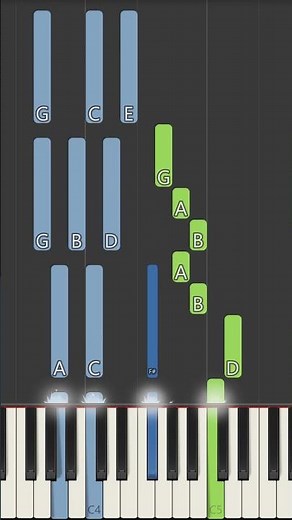 The Beatles Something Piano Tutorial #shorts #short #shortvideo #shortsvideo #shortsfeed #tiktok