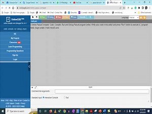 Composing PASCAL code online ?