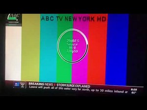 ABC TV NEW YORK HD Test pattern
