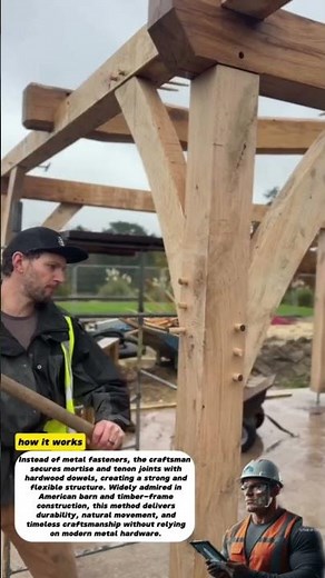 Traditional Timber Framing with Wooden Pegs | Classic Joinery Craftsmanship