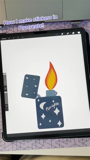 How to Make Print Ready Stickers in Procreate
