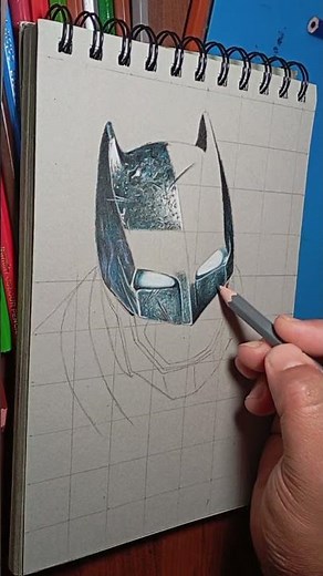 Batman colour pencil drawing #batmanvsuperman #drawing #art #colourpencilart #shortvideo