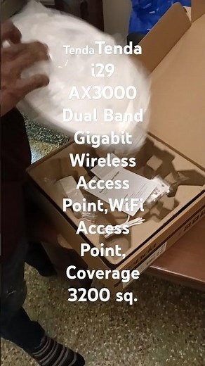Tenda i29 AX3000 Dual Band Gigabit Wireless Access Point, Ceiling Mount WiFi Access Point,