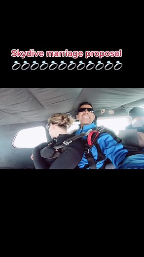 Skydiving Marriage Proposal Surprise