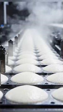 😍 From Batter to Plate — Fully Automatic Idli Making Process 🤖🍚 AI