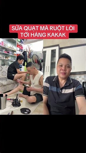 I was trying to fix a fan but the internal components were sticking out all the way to my groin, ...