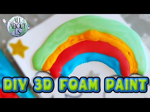 3D Foam Painting - SUPER PUFFY Paint Recipe!!