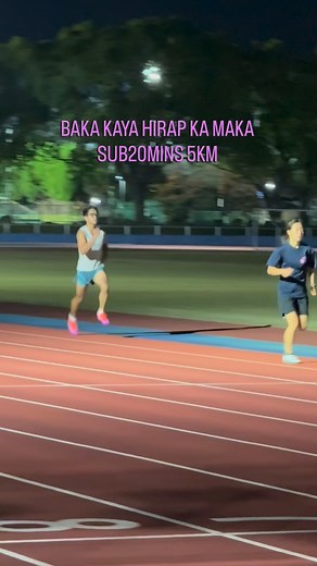 insufficient weekly milage -40 - 60km yung ideal millage 🙂 Race simulation -sobrang effective nito, pwedeng i try sa 3K all out or 5K all out para makita mo kung nasaan na yung fitness level mo. masusubok dito yung metal toughess ❤️ Strength training -kahit twice a week lang 😊 focus sa legs , hips and core. ( youtube sa mga sample work out ) -Interval session magiging kaibigan moto, sample 400M X 10 @90sec per lap. kahit hindi sa track basta sa area na walang ganong sasakyan or hindi busy na k
