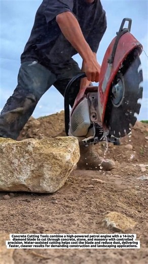 Concrete Cutting Tools Slice Stone & Concrete with a 14-Inch Diamond Blade for Fast PrecisionCutting