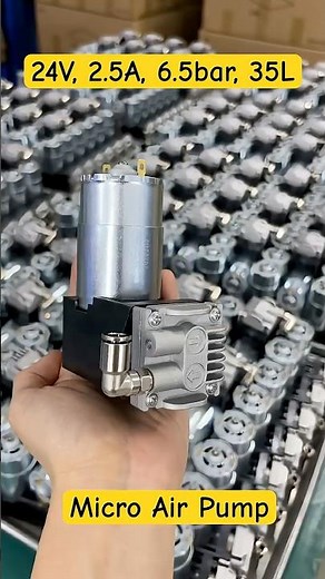 24V Air Pump CE Brush Motor 35L/min Mini Compressor