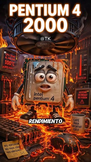 Cuando Intel casi INCENDIA el mundo 🔥💻 (La era Pentium) #Tecnologia #HumorTech #Tech #IntelPentium