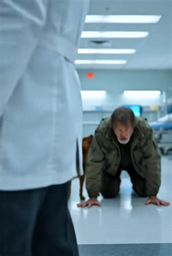 THE ER STAFF SNEERED AT HIS TATTERED COAT AND KICKED HIS SHIVERING DOG OUT INTO THE RAIN, LABELING HIM “STREET TRASH” WHILE CATERING TO A VIP’S BRUISED EGO, BUT THEY DIDN’T KNOW THE SILENT GUARDIAN IN THE CORNER WAS HOLDING ONTO A HEARTBREAKING SECRET THAT WOULD BRING THE ENTIRE HOSPITAL TO ITS KNEES IN SHAME. CHAPTER 1: THE INVISIBLE MAN IN THE WAITING ROOM The automatic doors of Mercy General Hospital slid open with a pneumatic hiss, admitting a gust of freezing Chicago wind and a figure that 