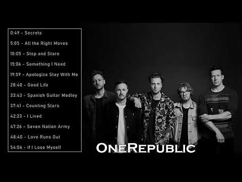 OneRepublic Best SOngs Ever - OneRepublic Greatest Hits - OneRepublic Full ALbum ( 2015_)
