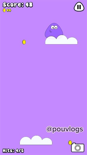 POU VIOLET GAMEPLAY FREE FALL #pouvlogs #pou