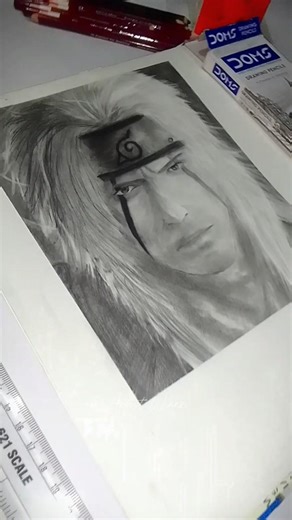 You Won’t Believe This Jiraiya Sensei Drawing! ‼️ #shorts #jiraiya