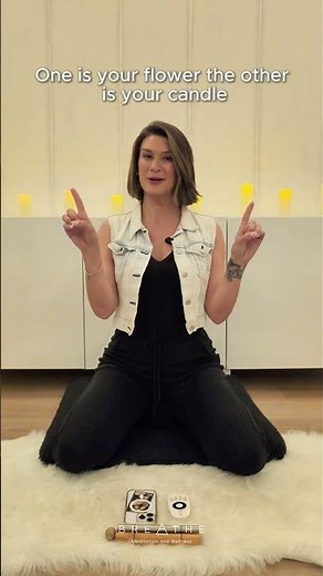 Breathe With Me for Kids | Flower & Candle 🌼🕯️ #breathemeditationandwellness #inhaleexhale