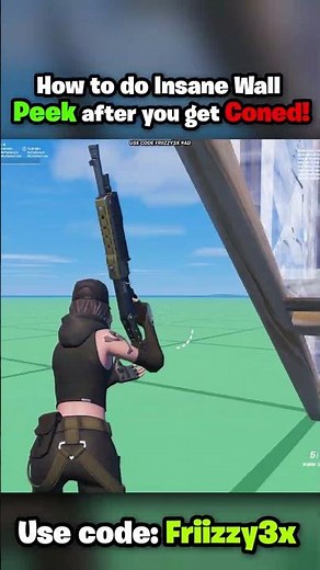 How to do quick Wall Peek as you Edit Out! | #realeasethehounds #fortnitetips #gaming #fortniteclips