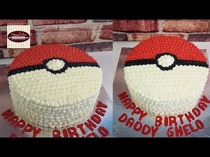 A Pokemon Ball Cake | Decorating Tutorial