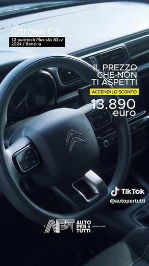 Scopri la Citroen C3 Puretech Plus 2024 a prezzo speciale