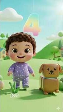 Number 4 Song for Kids | Number 4 Learning Video
