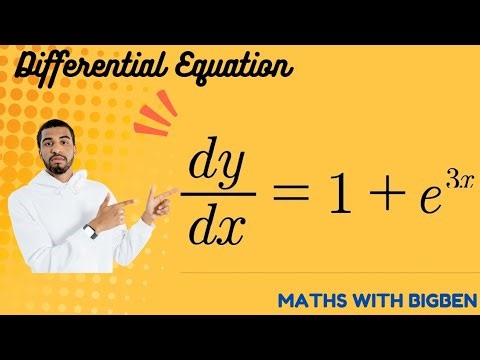 SEPARABLE FIRST ORDER DIFFERENTIAL EQUATION ✍️🎓