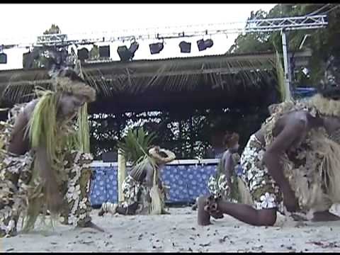 Traditional dancing from Lifou, New Caledonia