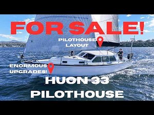 FOR SALE! Huon 33 PILOTHOUSE YACHT "Nyssa"