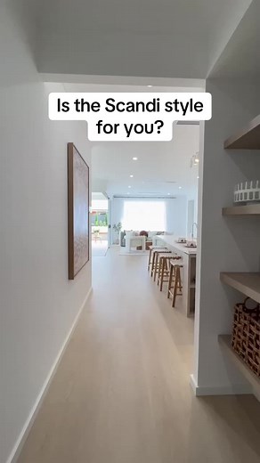 Fall in love with the Scandi interior design style. #scandinavianstyle #modernhome #scandiinspo