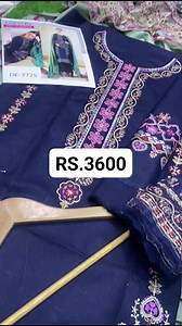 0303-4869122 💥💥*Grand opning Sale*💥💥 *Winter 2023 hot Collection Available on Dhanak* *Zara Shahjahan coco Hit code Available on Dhanak with Emb Dhanak emb shawl* *3 Pcs Suit* (Shirt Dopatta trouser) *Brand code 7725* *Dhanak Emb shawl * * Neck Emb * *Sleevs Emb * *Border Emb * * Same as orignal * *Whole sale price was~ ~3825~ *Now just 3600 /= only Fix* | Amin Fabrics