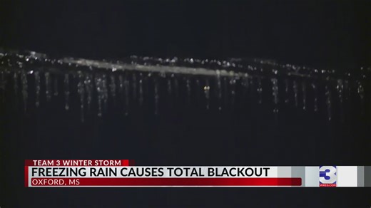 Winter storm worsens road conditions in Oxford, MS