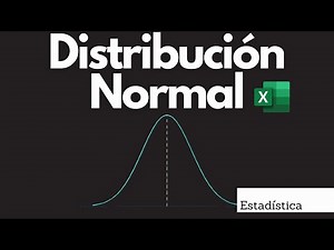 Distribución Normal en Excel Estadística