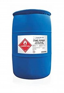 Ethanol 190 Proof (95%) Organic Vegan Sugar Cane Alcohol, FCC Food Grade-58 GAL