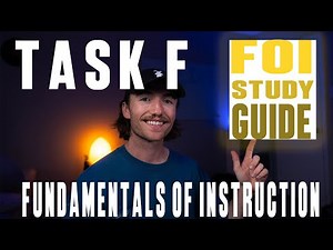 Easily learn the Fundamentals of Instruction: CFI ACS Task F, FOI'S