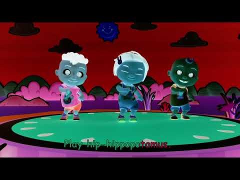 Cocomelon says oh! Play Hip-hippo, hip-hippo, play hip-hippopotamus. / Voice pitch effects