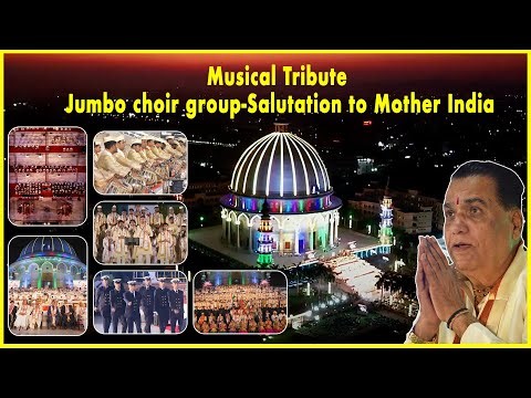 Musical Tribute -Jumbo Member Choir- by MIT WPU at the World Peace Dome, Loni Pune, Bharat.