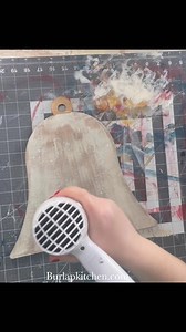 518K views · 2.5K reactions | Farmhouse Bell door hanger for Christmas decor #farmhousedecor #Christmas #diycrafts | Burlap Kitchen | Facebook