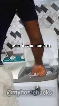 How to Use the Twin Tub Washing Machine Spin Dryer | Easy Laundry Guide
