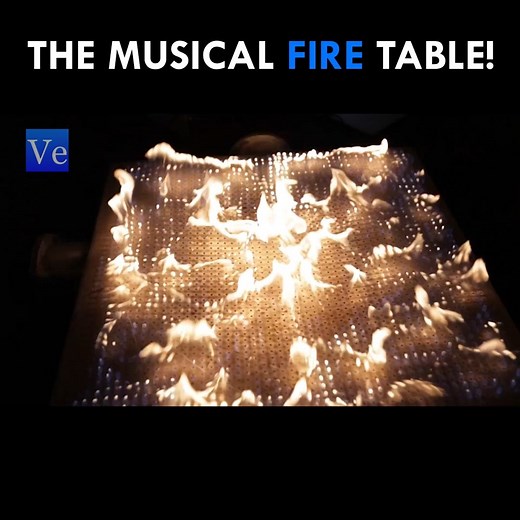 Musical Fire Table! | Veritasium