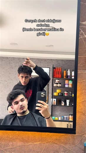 3 ay boyunca bu fenotiple dolaşmak koyacak ama🤓@🍃 #dost #bro #bff #haircut
