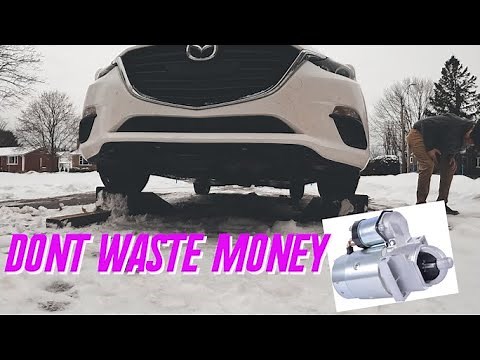 How to fix a starter on a 2016 Mazda 3! (WITHOUT HAVING TO REPLACE IT!) Car won't start!?