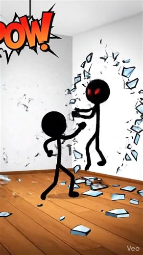 Stickman vs Mirror… It Came Out 😱💀#shorts