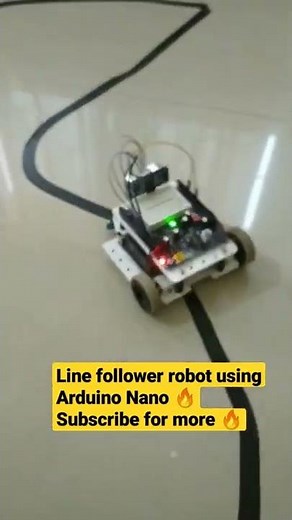 How to make line follower robot using Arduino Nano 🔥#shorts #shortsfeed