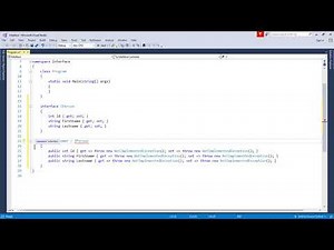 C# Interface Nedir?