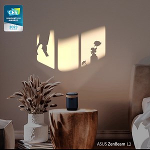One click is all it takes to light up your home entertainment to the next level. Say hello to the #CES Awardee#ZenBeam L2 : ☑️ Perfect portability & Elegant design ☑️ Unique ASUS Light Wall effect, with 26 options to create different ambiances and turn any wall into a virtual window Check out the specs https://asus.click/ZenBeamL2 #CES2023 #ASUSLaunchEvent | ASUS | Facebook