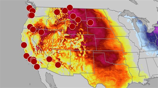 Long-term heat, snow drought for West continues into weekend